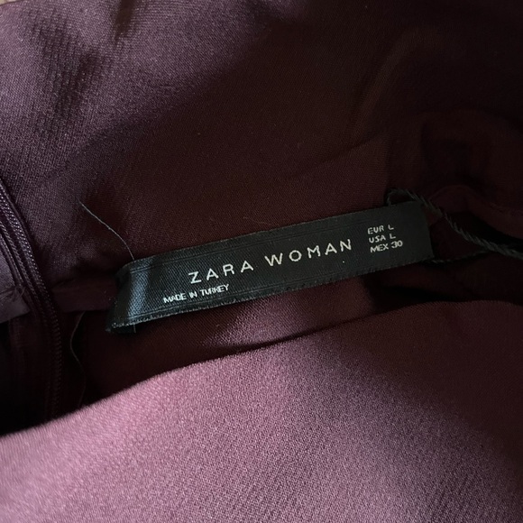 Burgundy Zara tunic with fringes 💜 - Picture 3 of 4